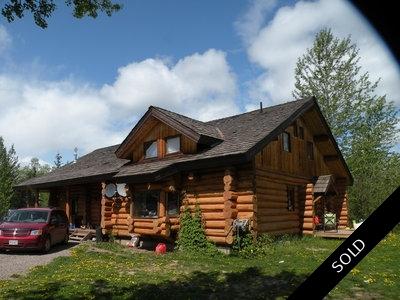 Telkwa BC ~ Log House with Acreage for Sale 