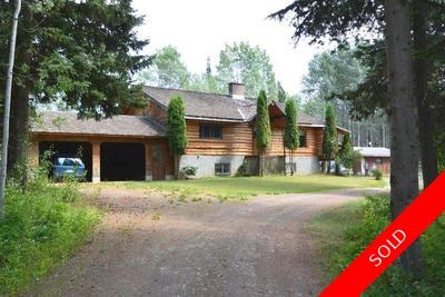Beautiful Log Home With 5 Acres in Smithers BC | Smithers BC Real Estate For Sale