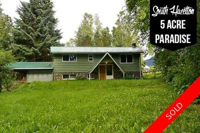South Hazelton Home with Acreage for sale:  3 bedroom 2,200 sq.ft. (Listed 2017-01-01)